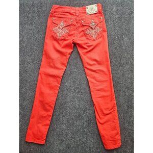 Miss Me Red Skinny Jeans